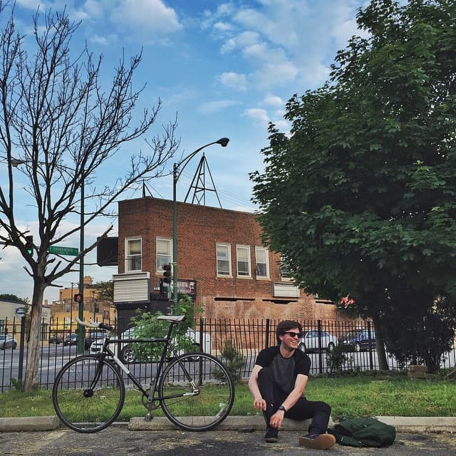 Fixed gear in Wicker Park